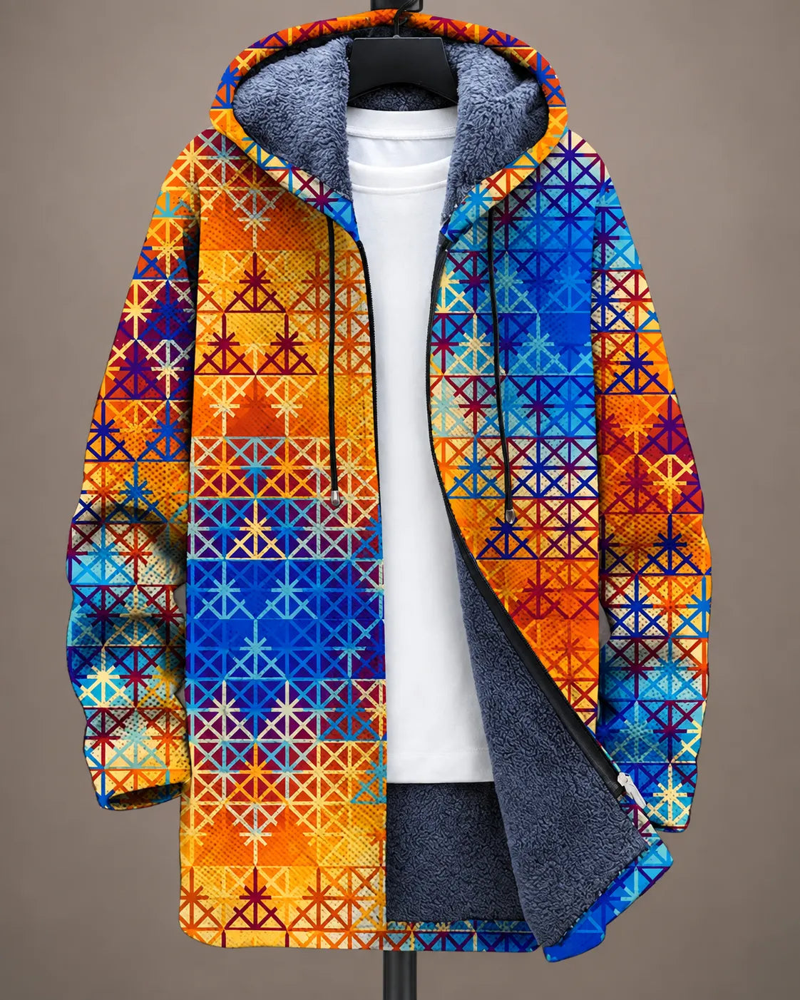 Celeste Midnight Botanical Hooded Jacket