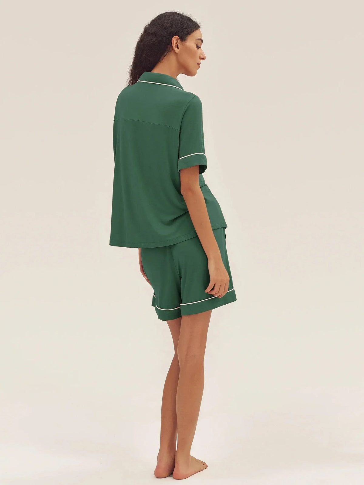 Short-Sleeve Bamboo Viscose Pajama Set ODESSA