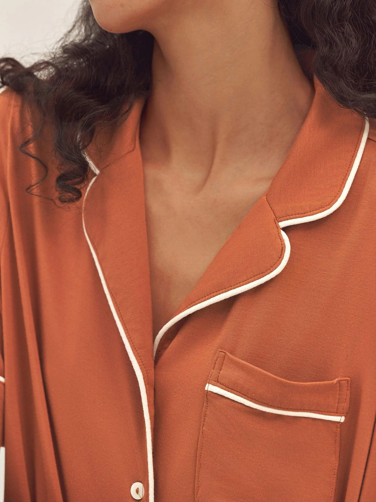 Short-Sleeve Bamboo Viscose Pajama Set ODESSA