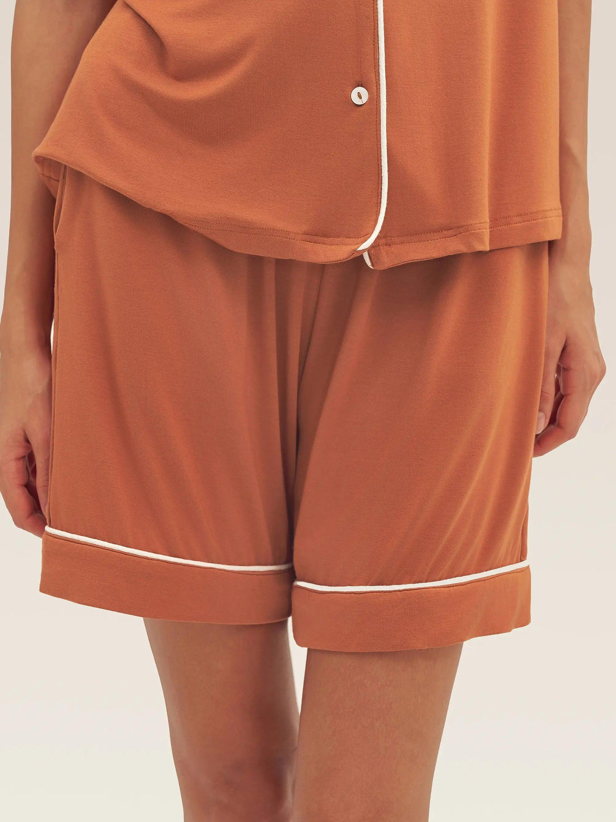 Short-Sleeve Bamboo Viscose Pajama Set ODESSA