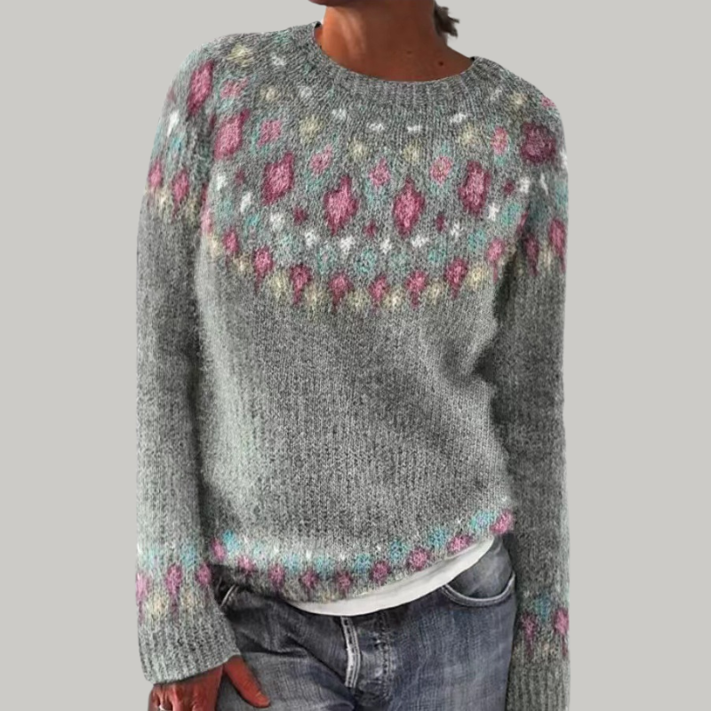 Sonja | Nordic-Inspired Patterned Sweater