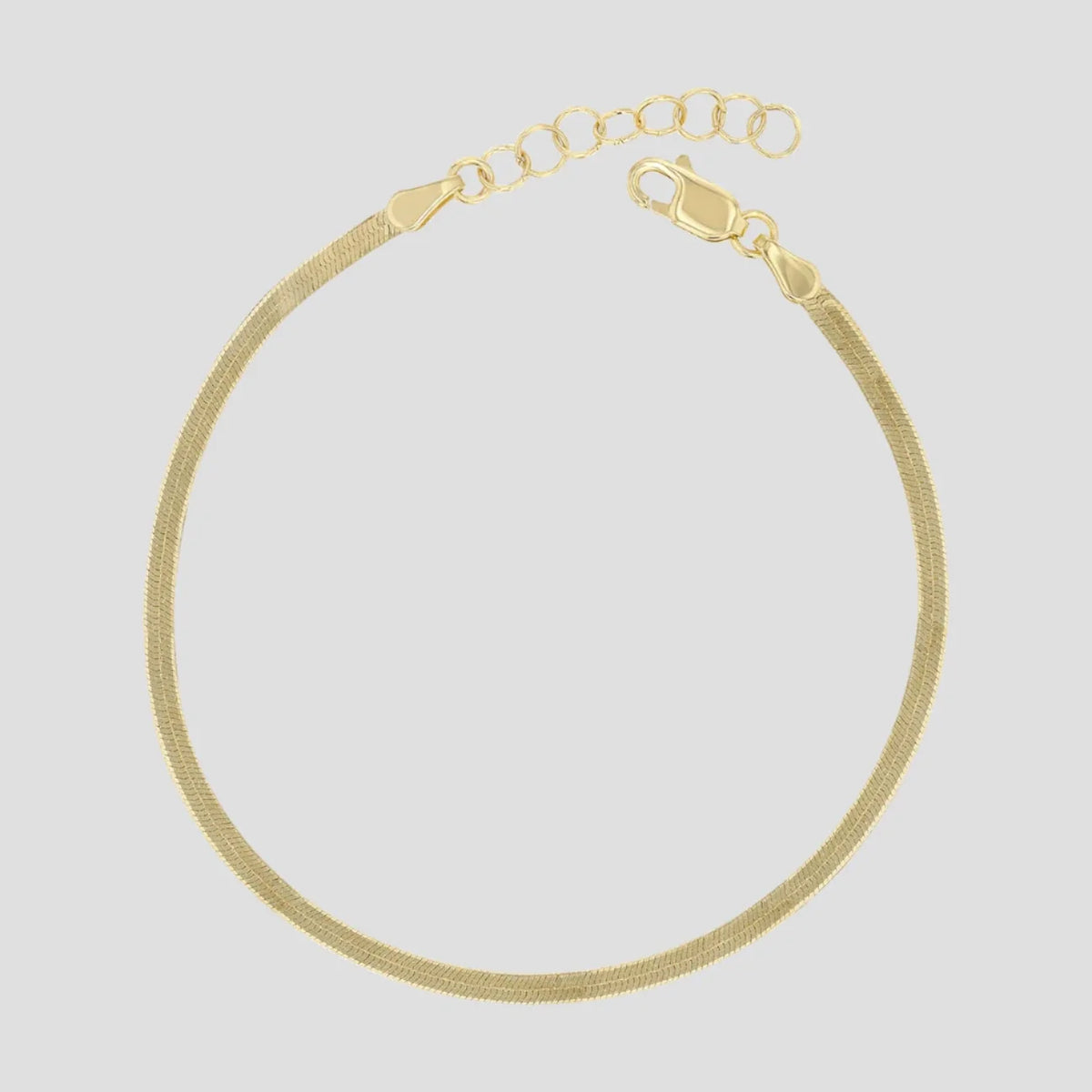 Angelica® Stainless Steel Herringbone Bracelet (Bundle)