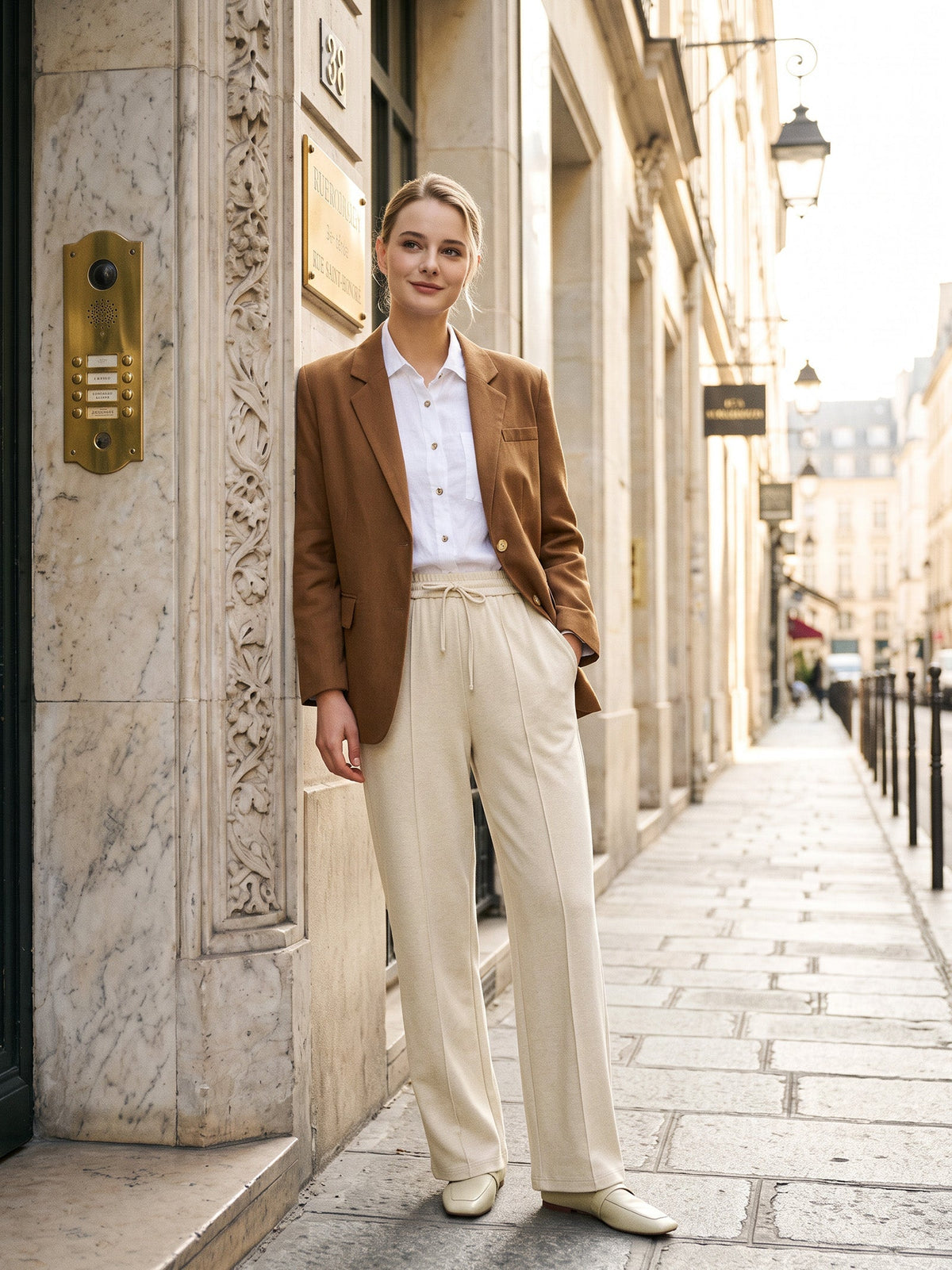 Lyocell Linen Tailored Blazer CASSIDY