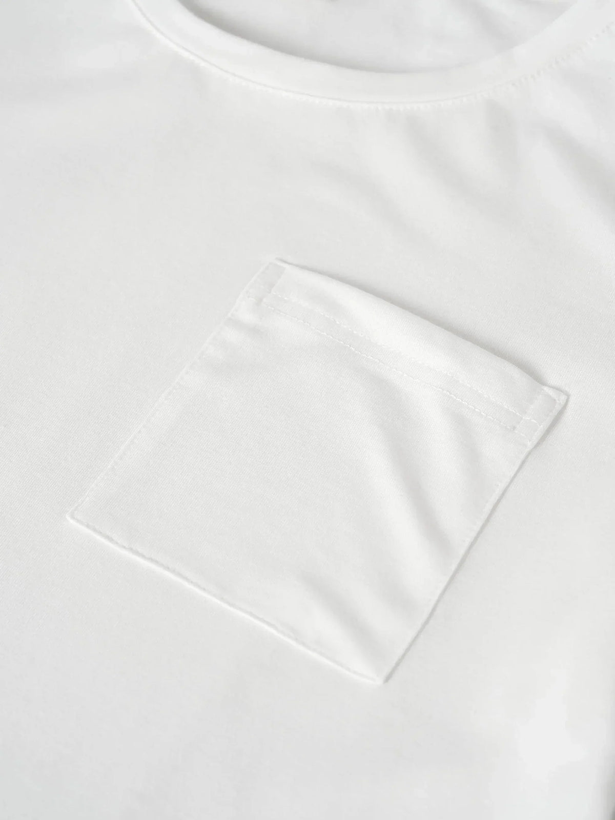 Stretch-Knit Bamboo Classic Basic Tee BELLE