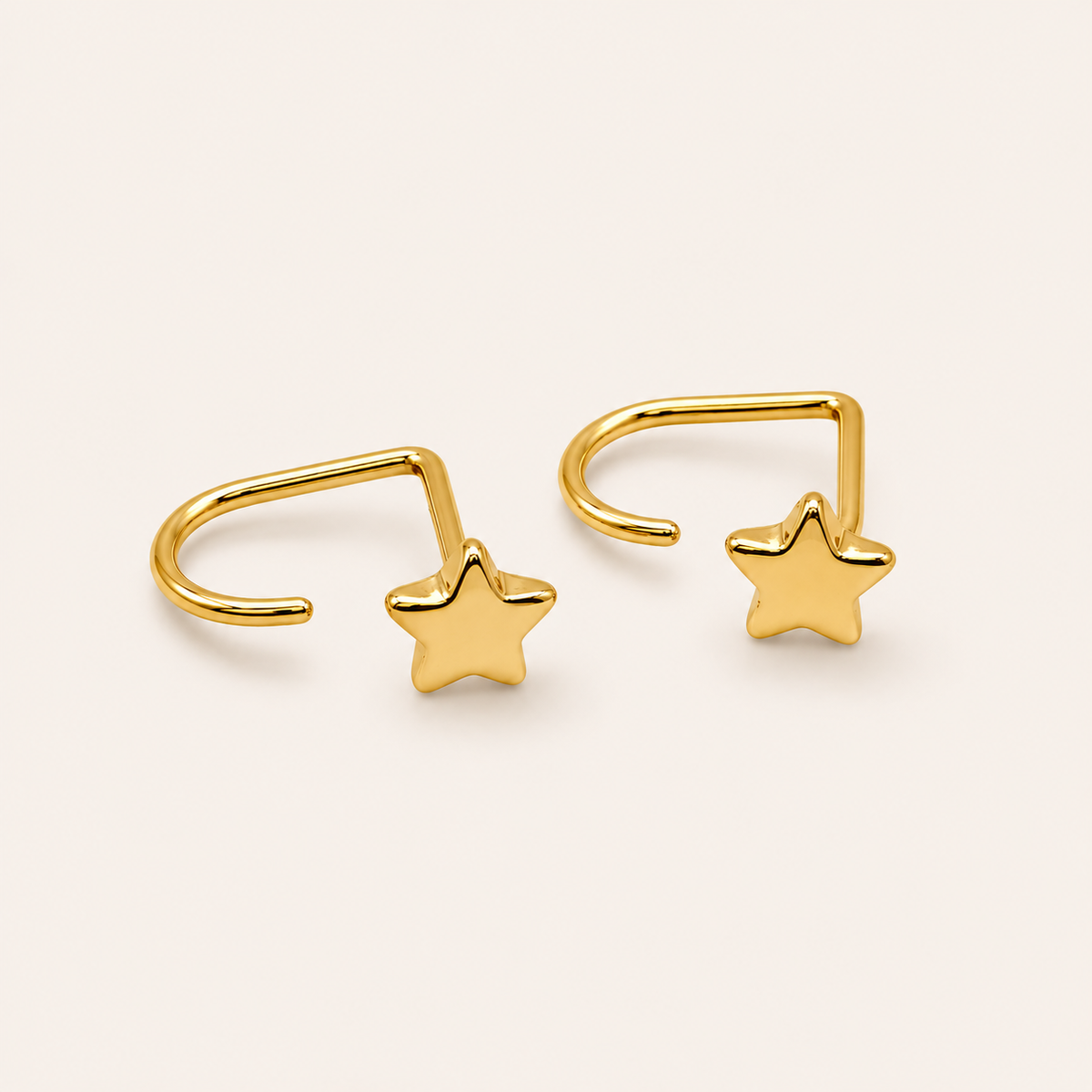 Gold Star Comfort Earrings (Bundle)