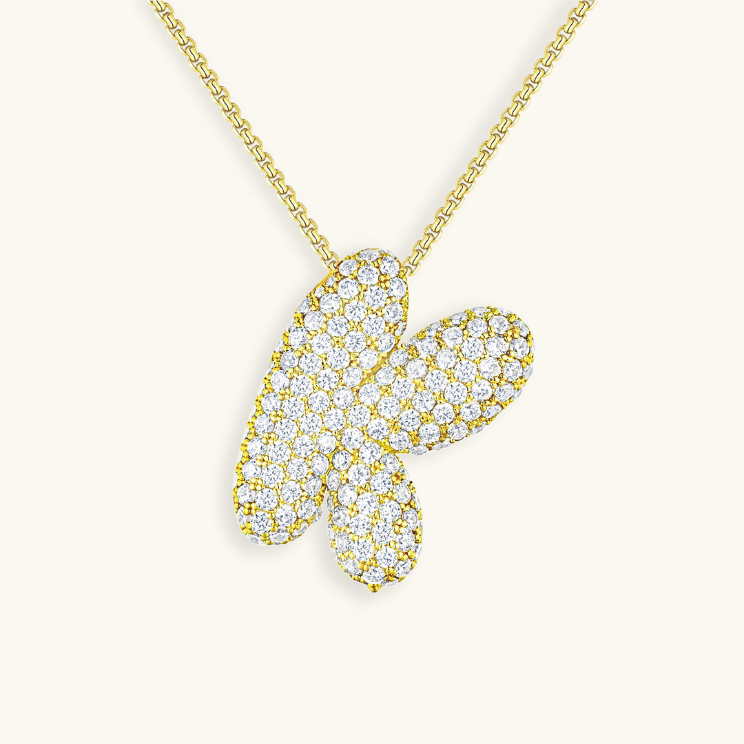 Hailey Bubble Initial Necklace (Bundle)