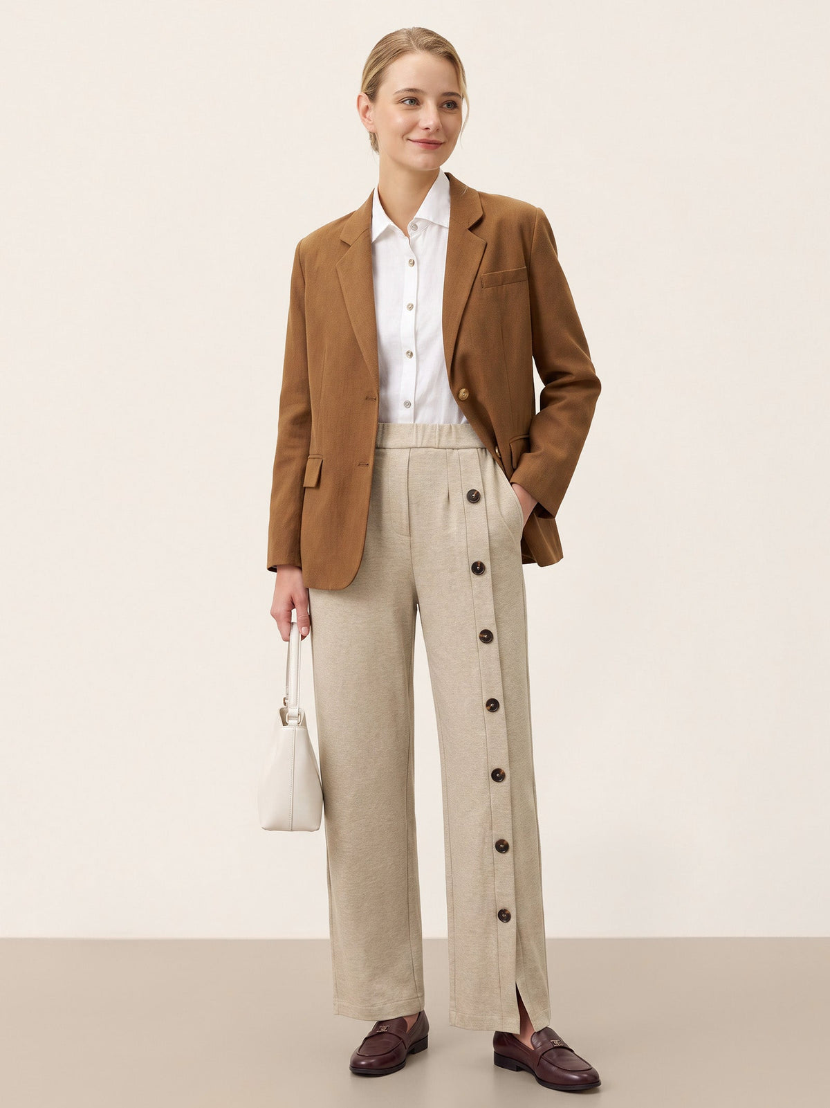 Lyocell Linen Tailored Blazer CASSIDY