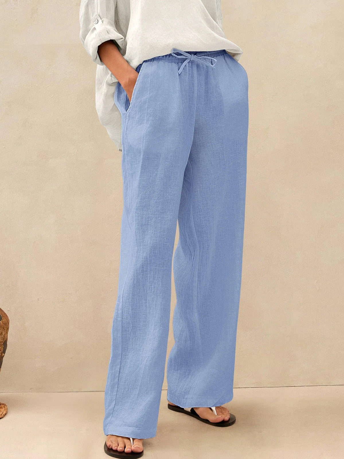 100% Linen Classic Pants LYON