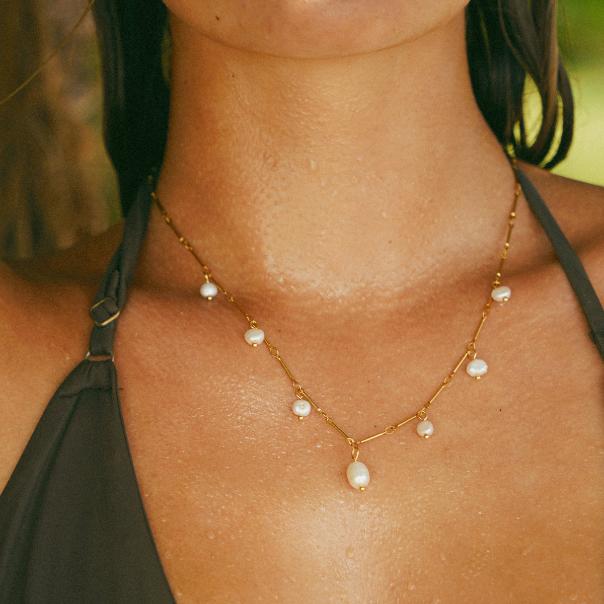 Santorini Pearl Necklace (Bundle)