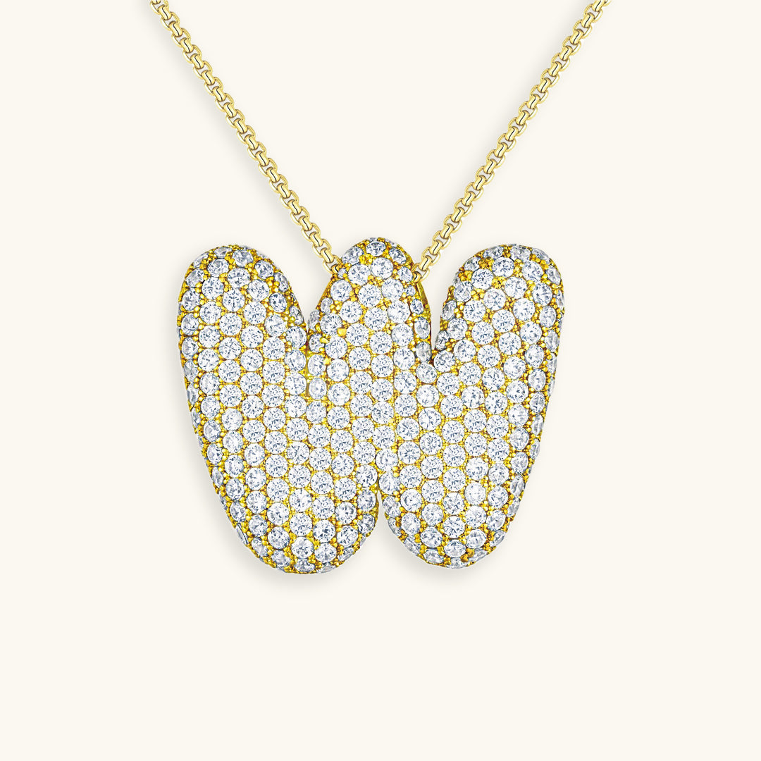Hailey Bubble Initial Necklace (Bundle)