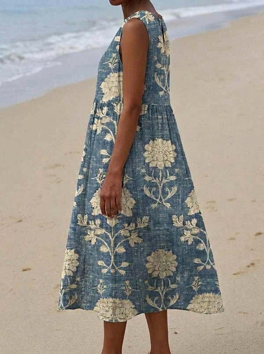 Belle | Boho Midi Dress