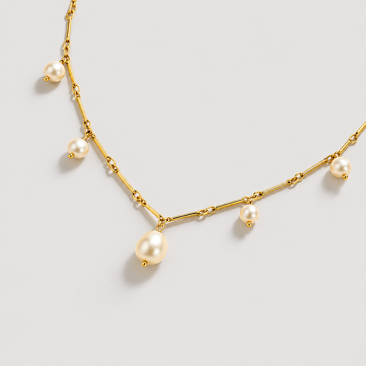 Santorini Pearl Necklace (Bundle)