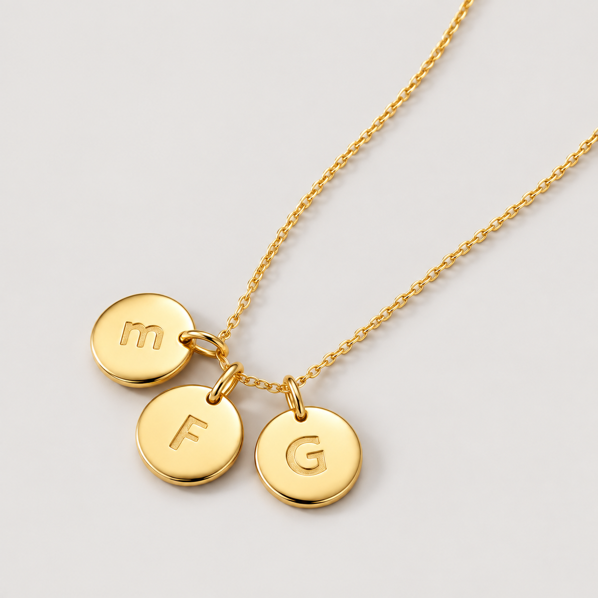 Aura Initial Necklace (Bundle)